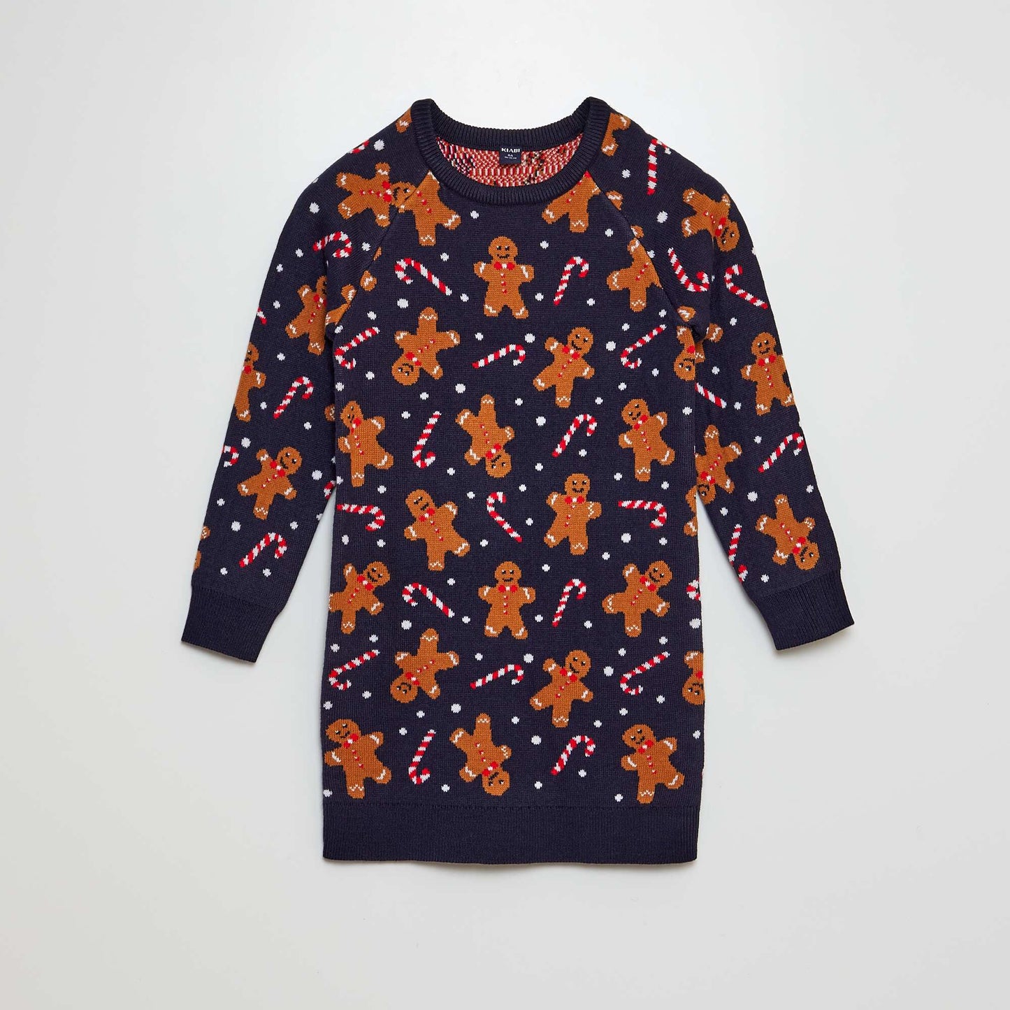 Christmas jumper dress BLUE