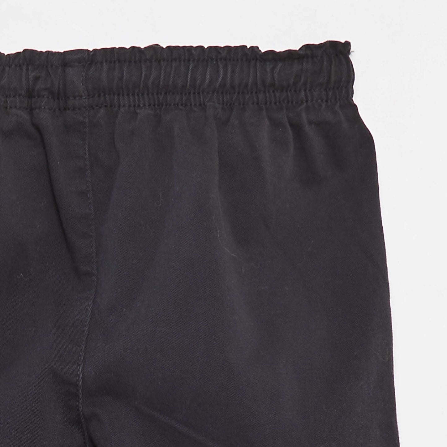 Stretchy multi-pocket trousers BLACK