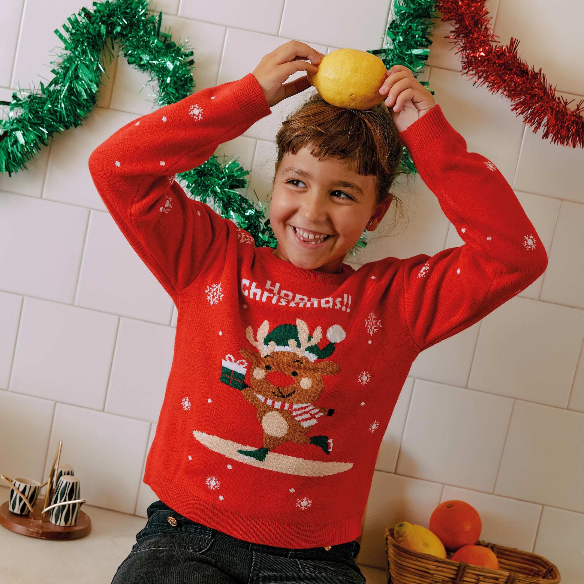 Ugly Christmas jumper RED