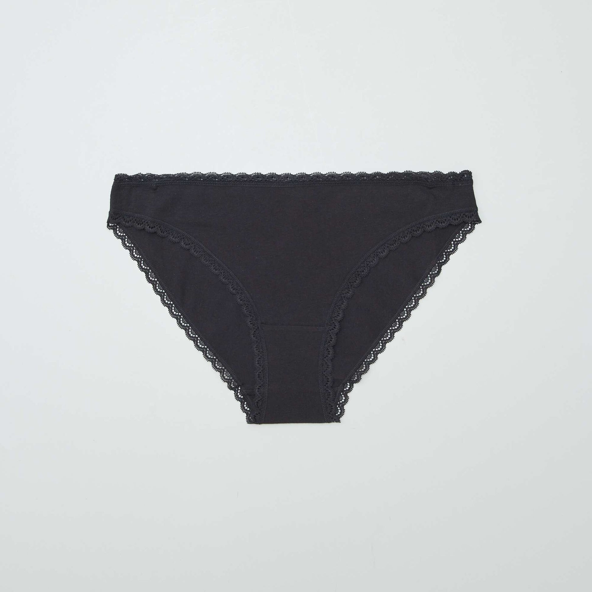 Pack of 2 cotton briefs BLACK