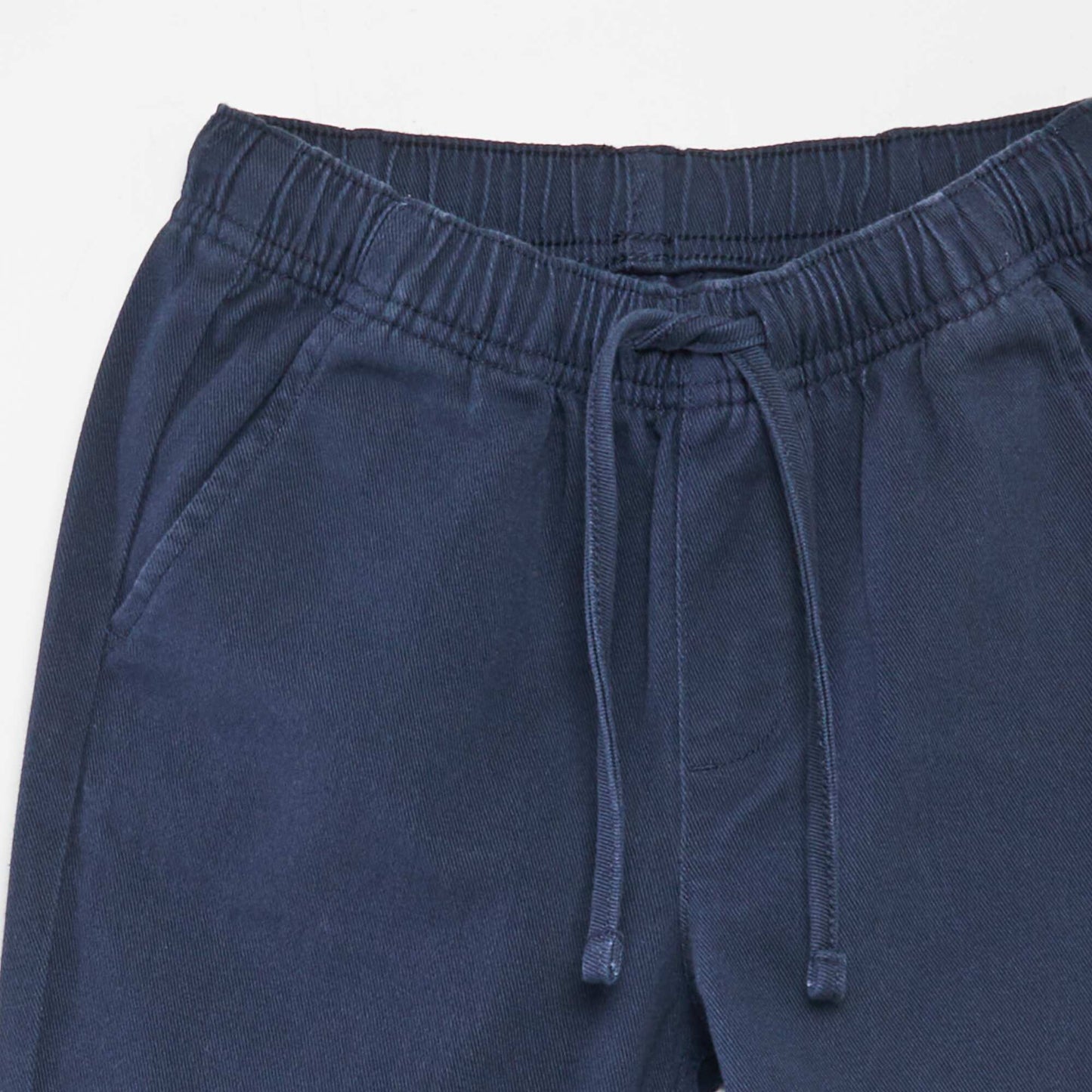 Plain regular-fit trousers BLUE