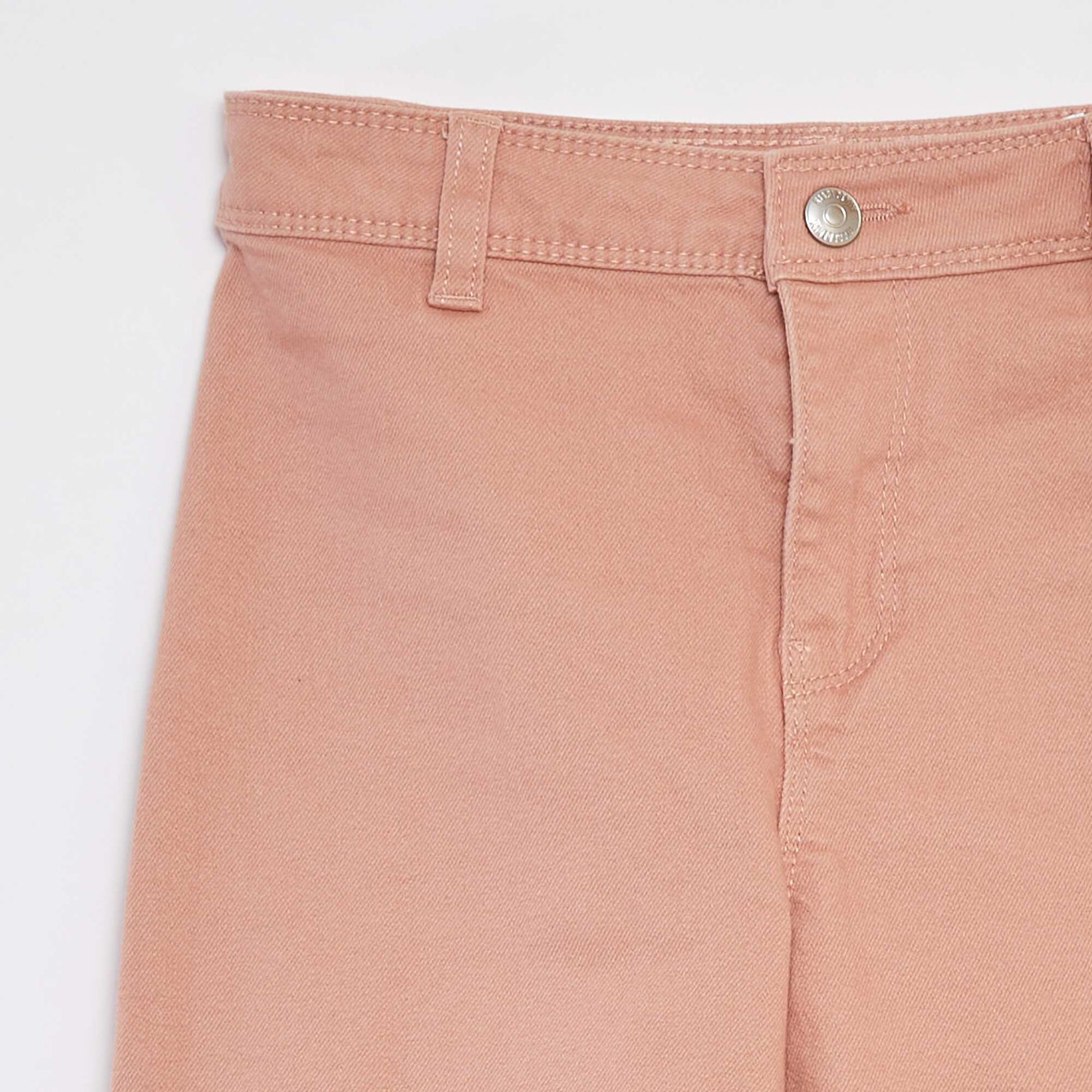 Wide-leg denim trousers PINK