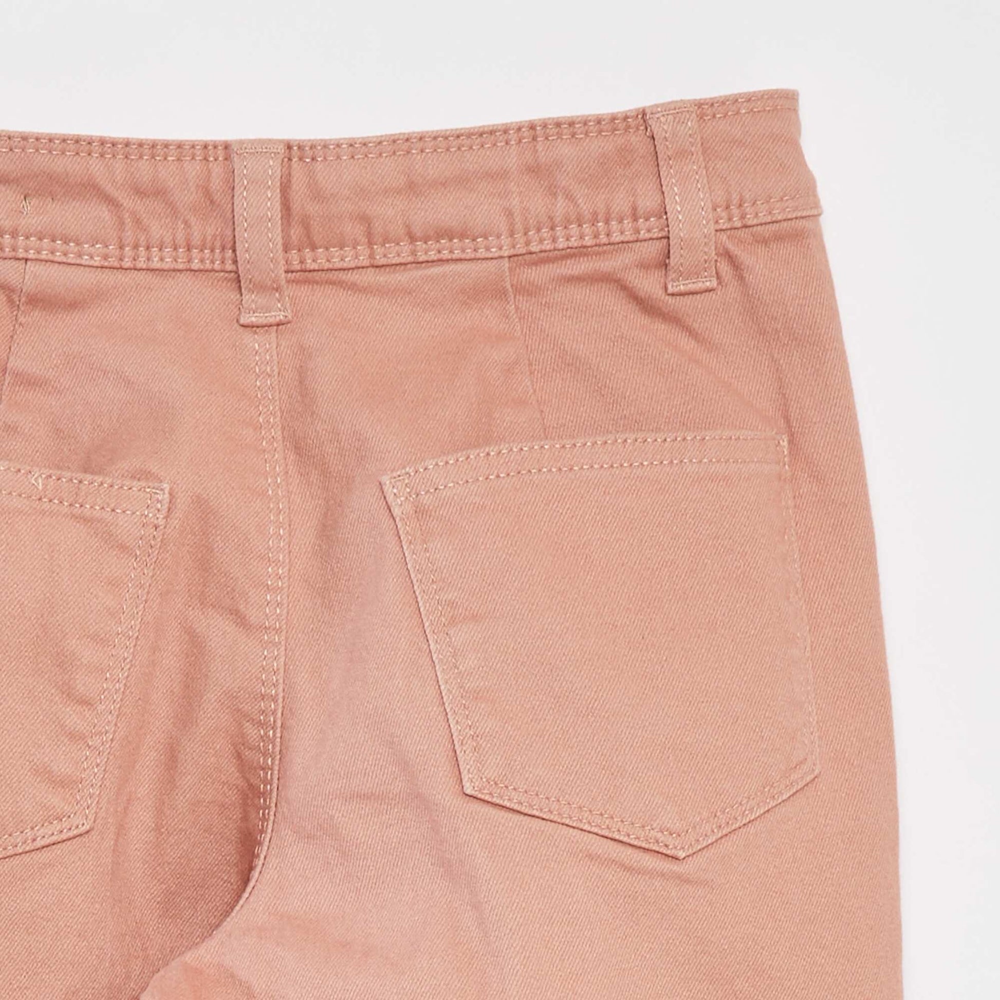 Wide-leg denim trousers PINK