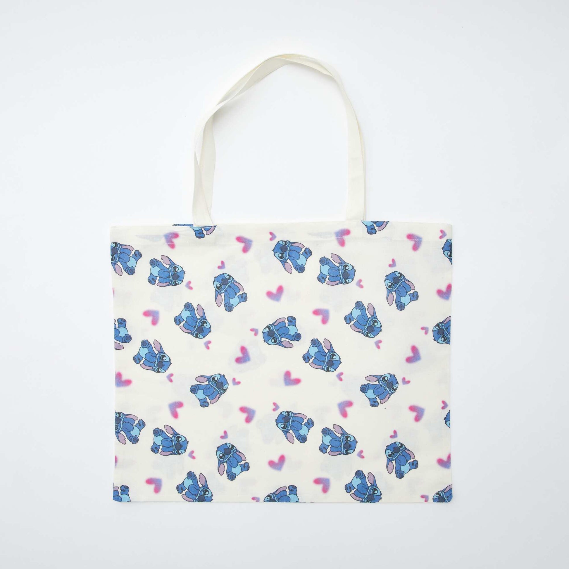 Disney Stitch large tote bag WHITE