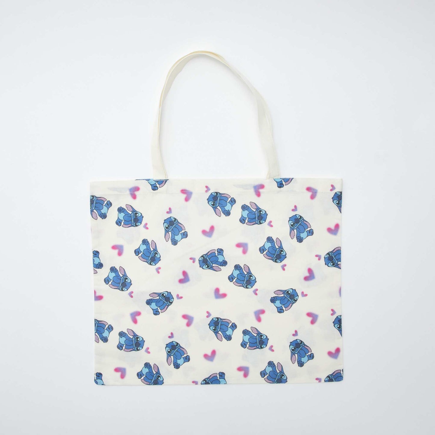 Disney Stitch large tote bag WHITE