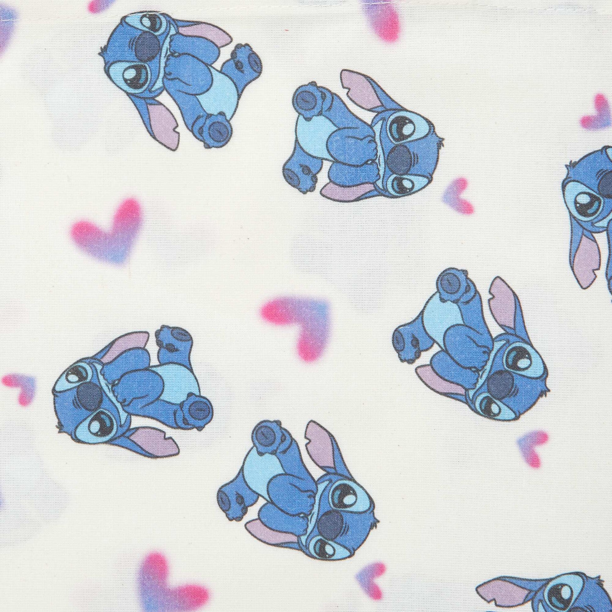 Disney Stitch large tote bag WHITE