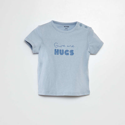 Slogan T-shirt BLUE