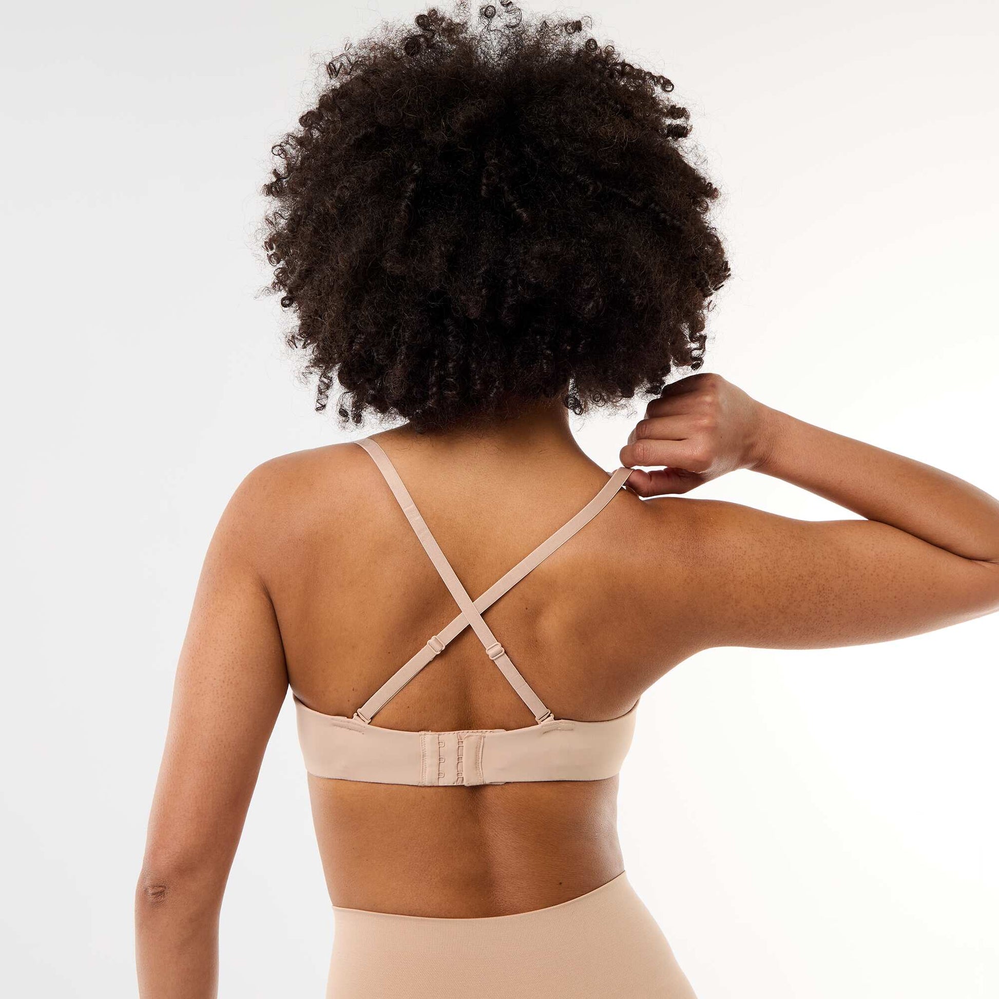 Invisible bandeau bra PINK