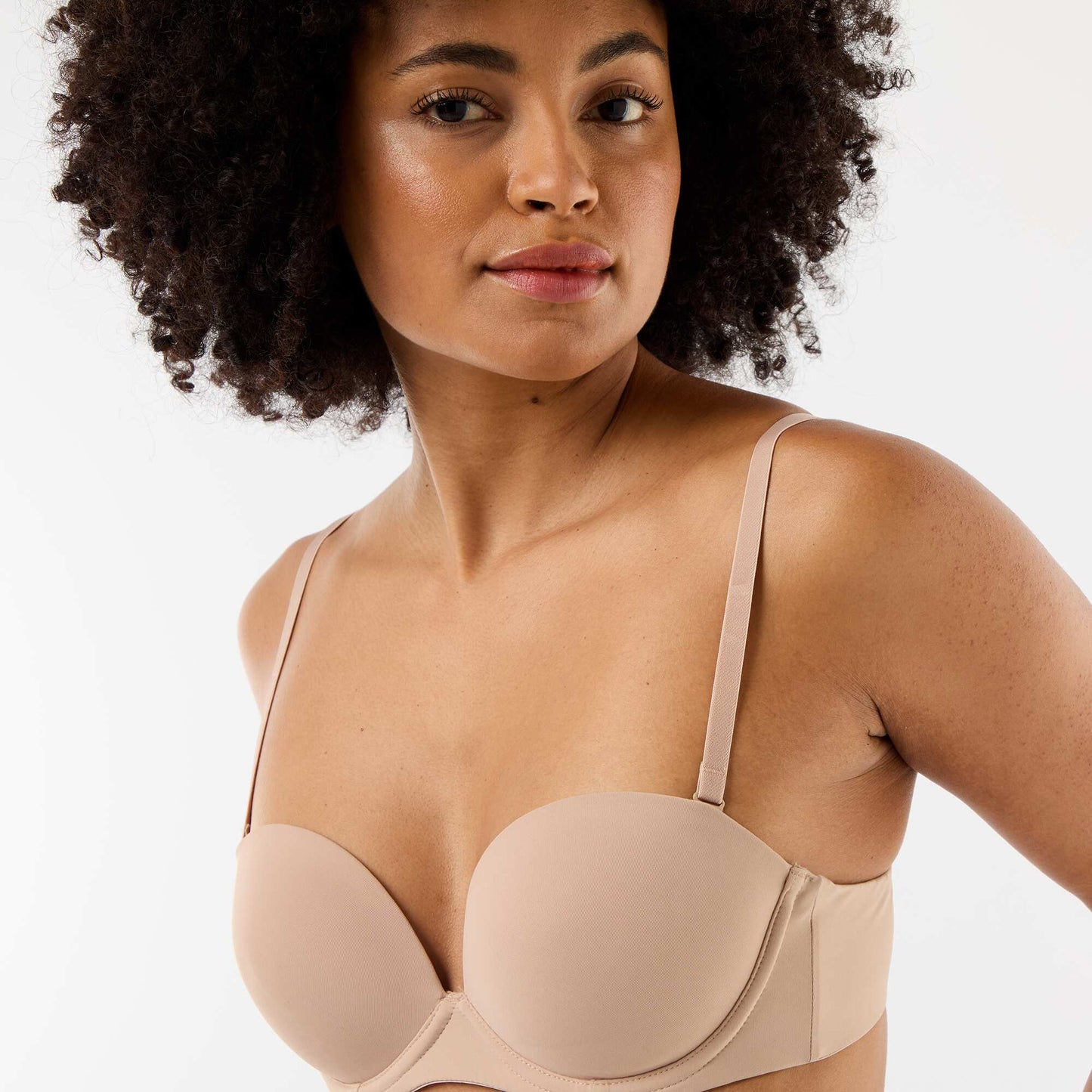 Invisible bandeau bra PINK