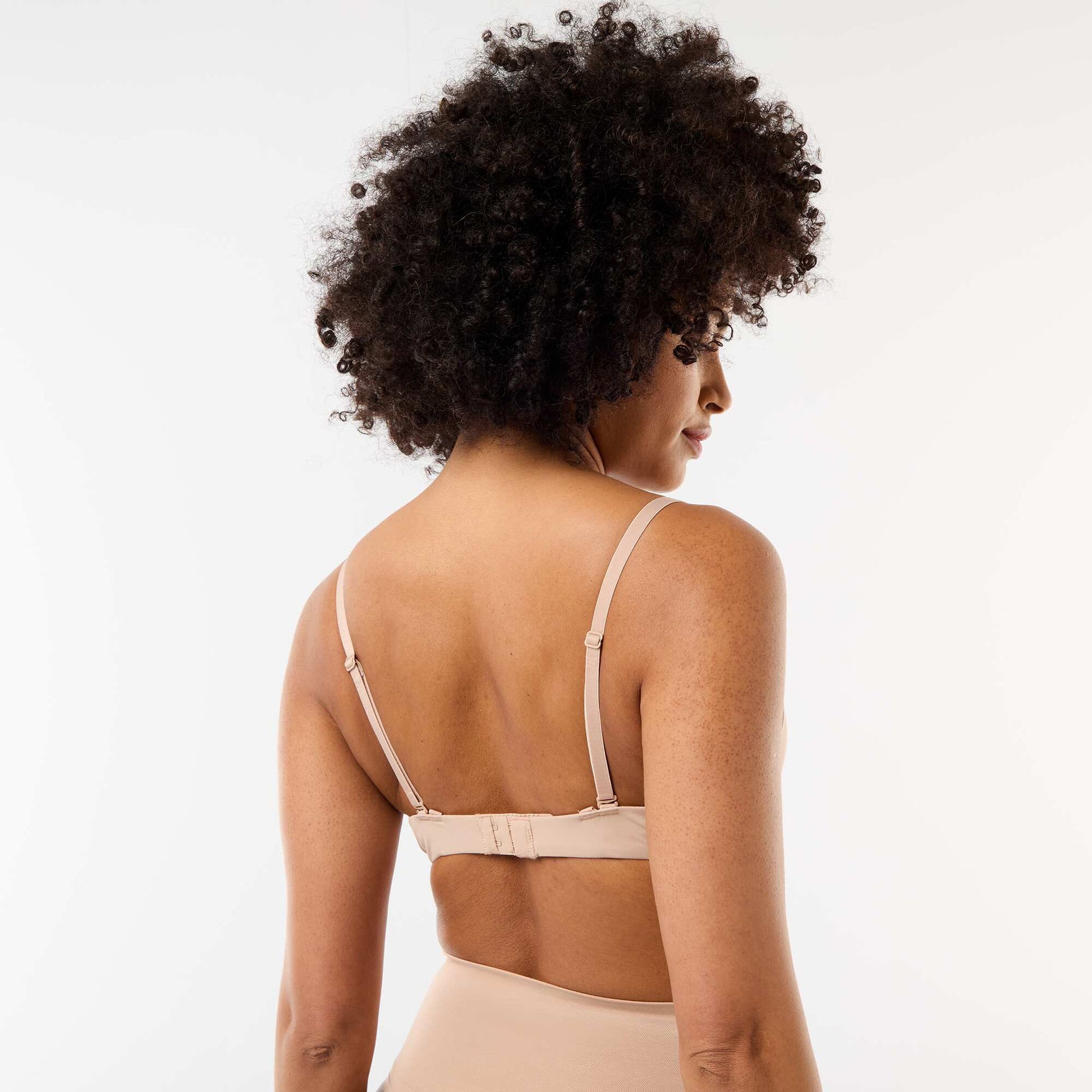 Invisible Microfiber Triangle Bra PINK