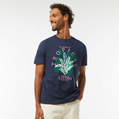 Short-sleeved printed T-shirt BLACK