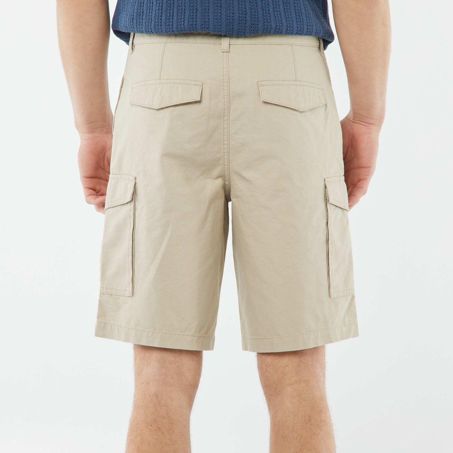 Multi-pocket Bermuda shorts BEIGE