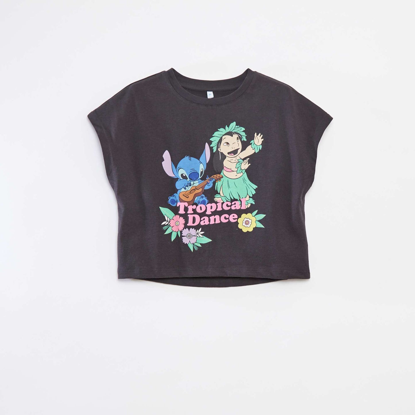 Stitch short-sleeved T-shirt BLACK