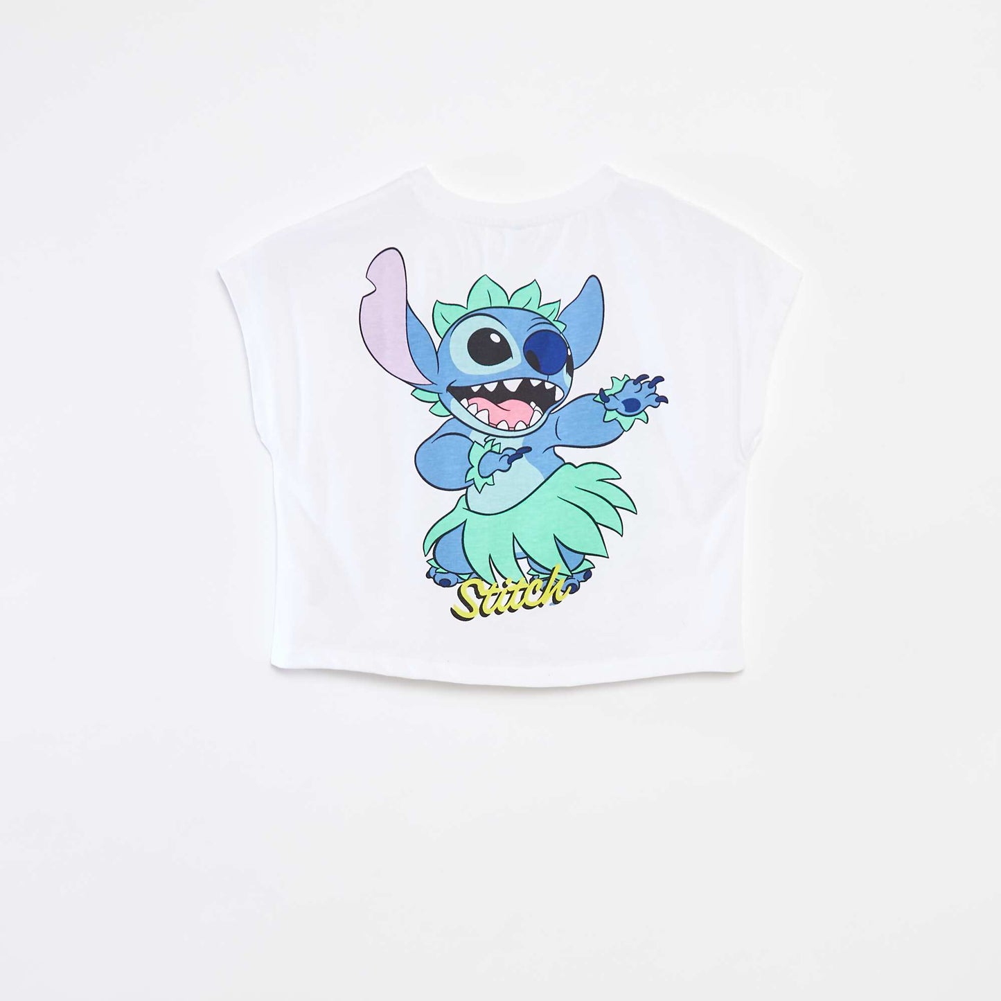 Stitch short-sleeved T-shirt WHITE