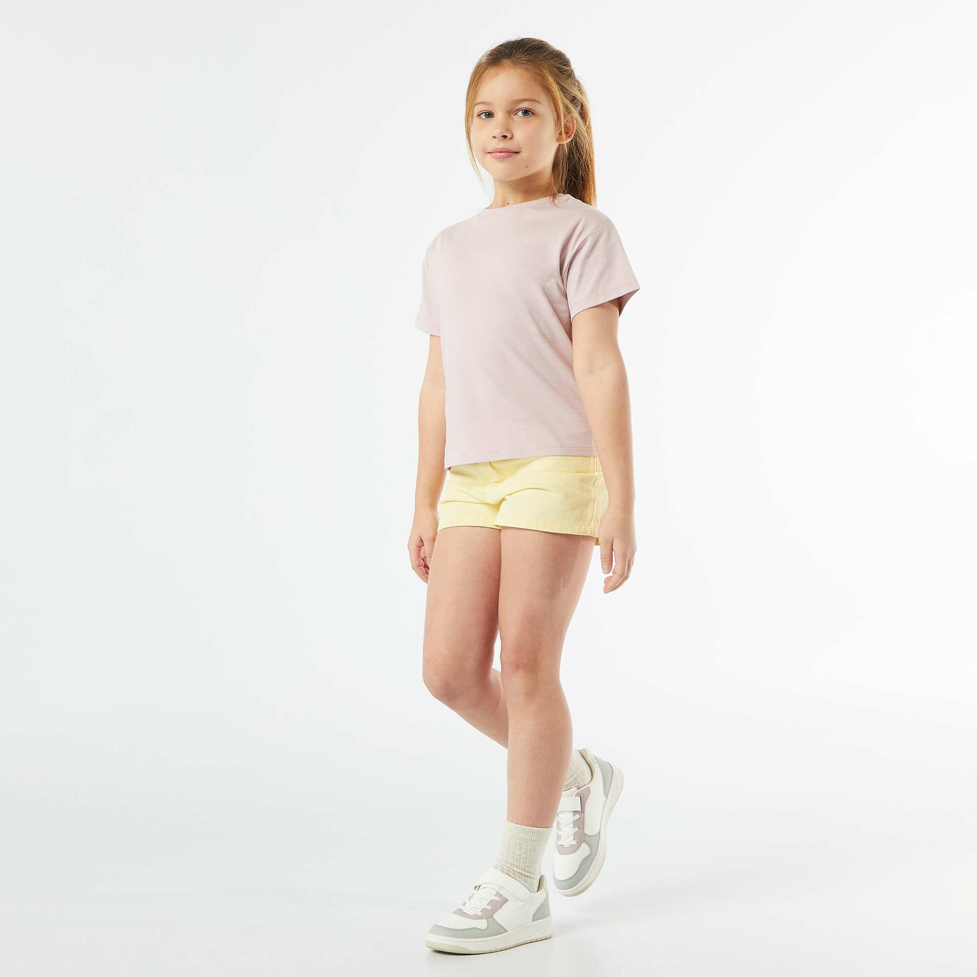 Denim shorts YELLOW