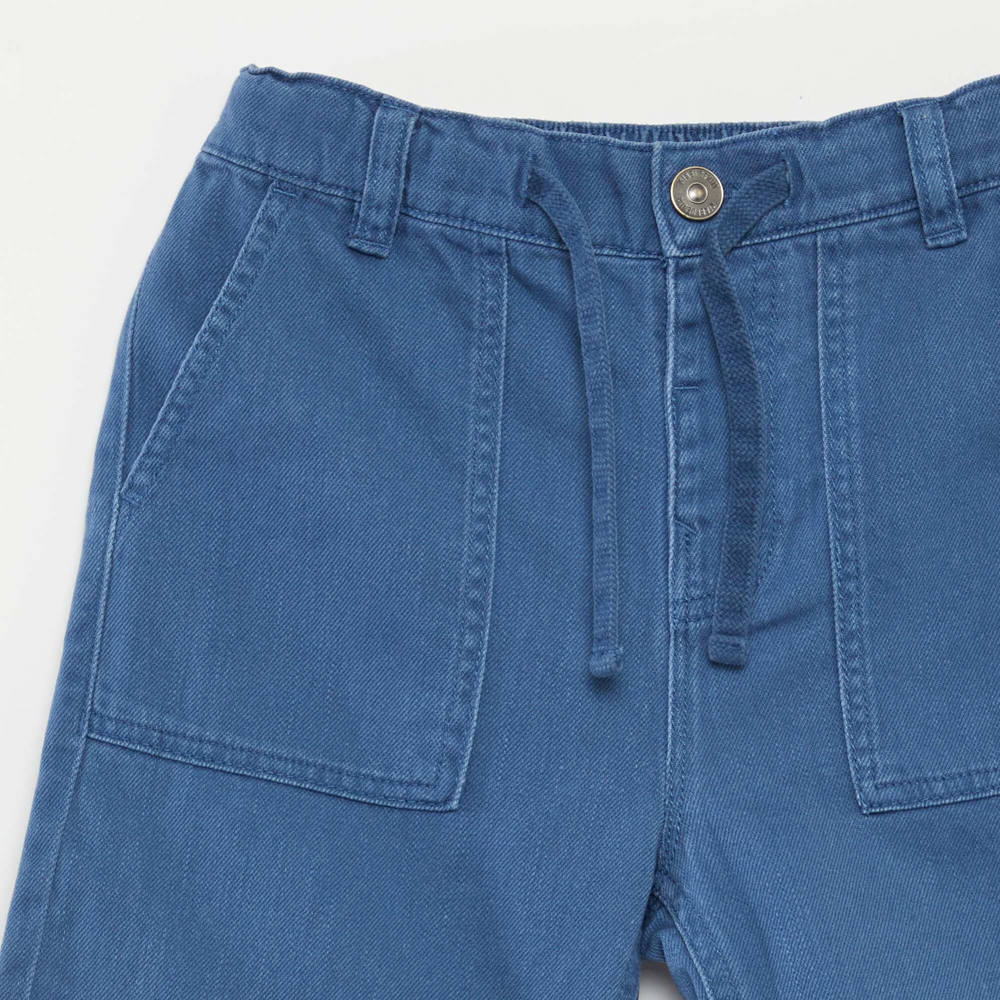 Twill Bermuda shorts BLUE