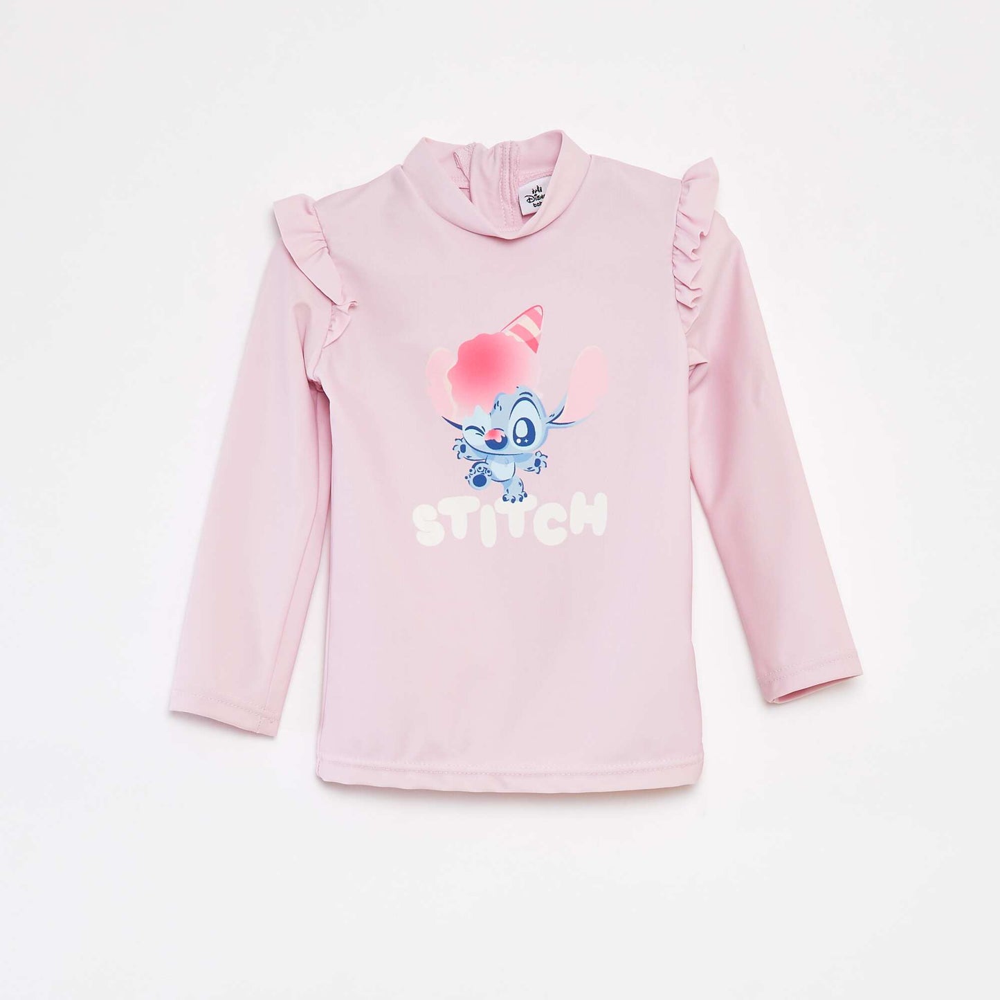 Disney Stitch UV 50 rash vest PURPLE