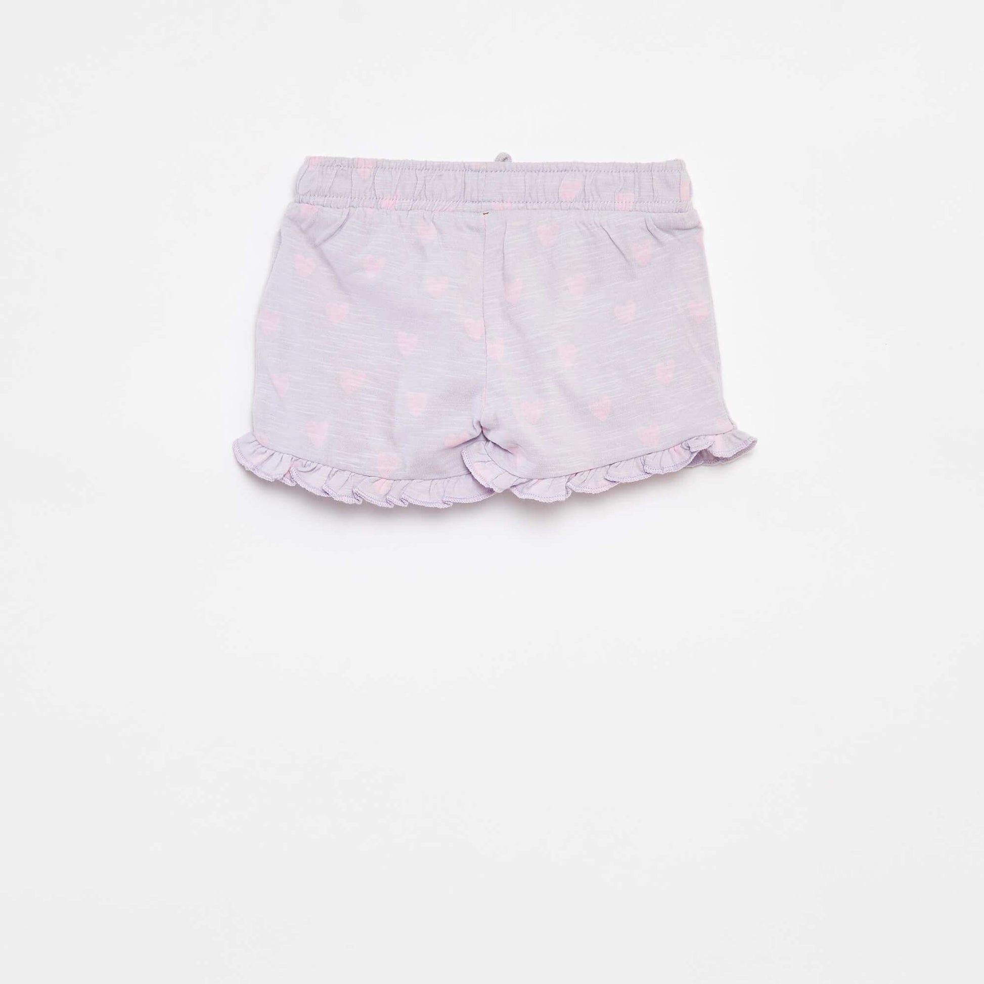 'Disney' ruffled printed shorts PURPLE