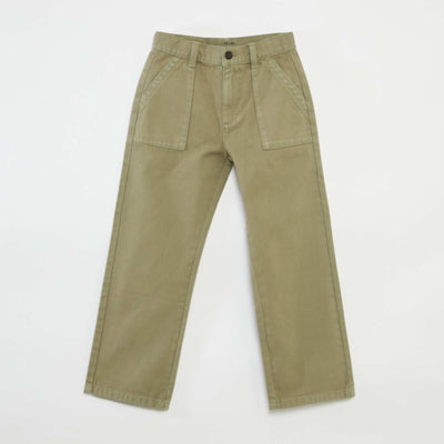 Regular fit trousers with pockets KHAKI