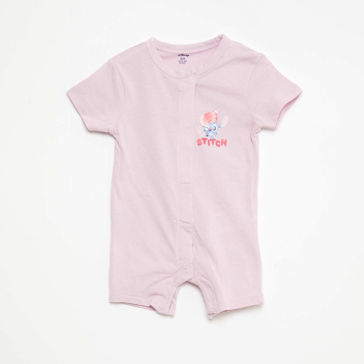 Pack of 2 Disney short-sleeved rompers WHITE