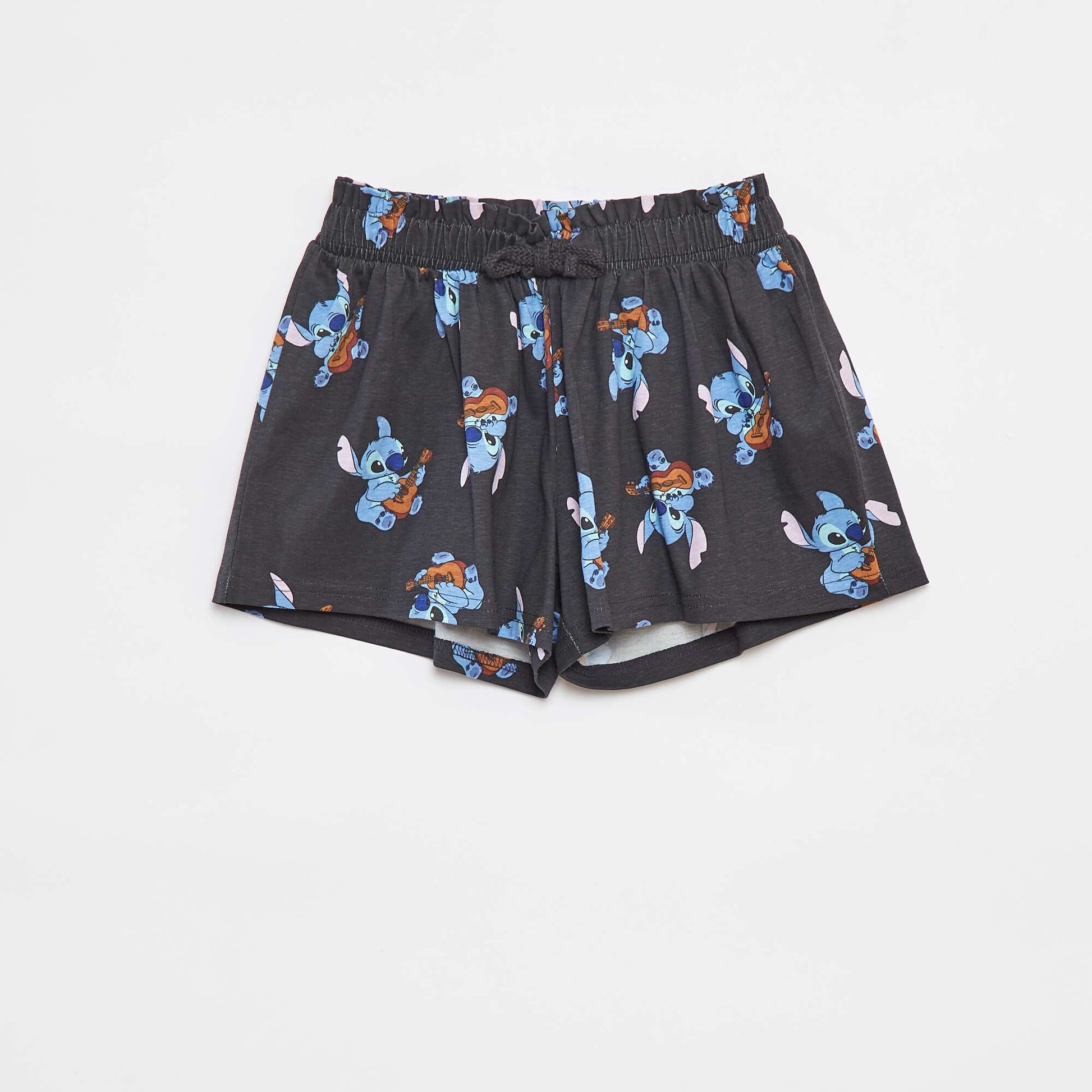 Stitch shorts BLACK