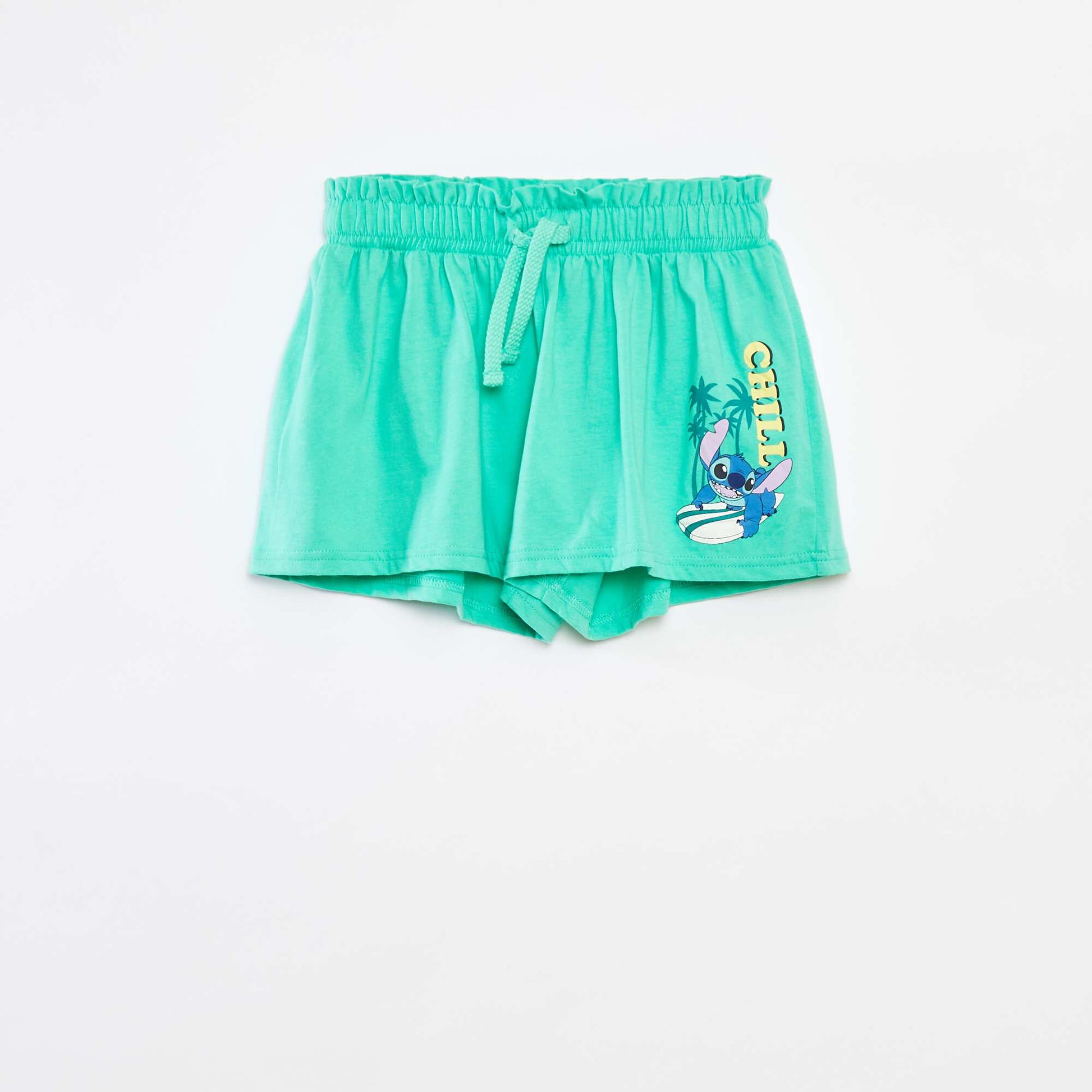 Stitch shorts GREEN