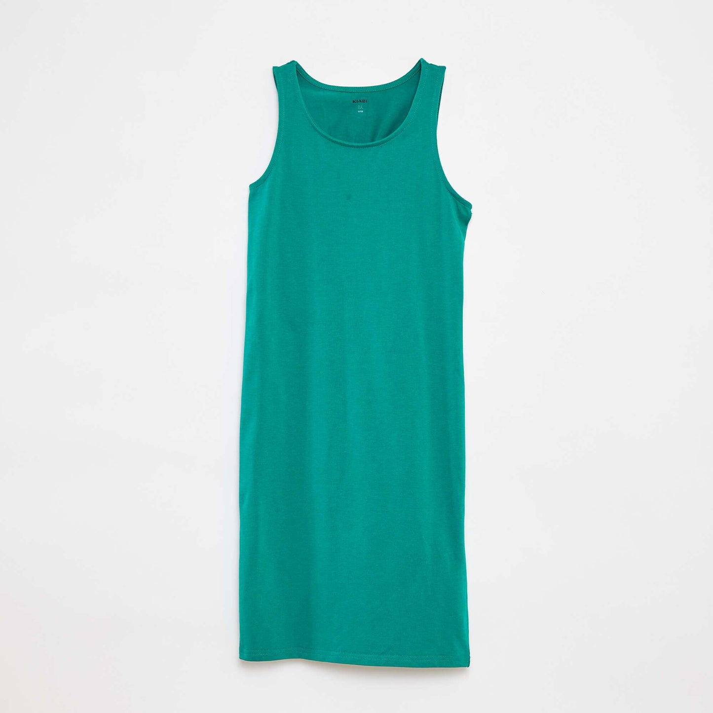 Sleeveless backless dress GREEN