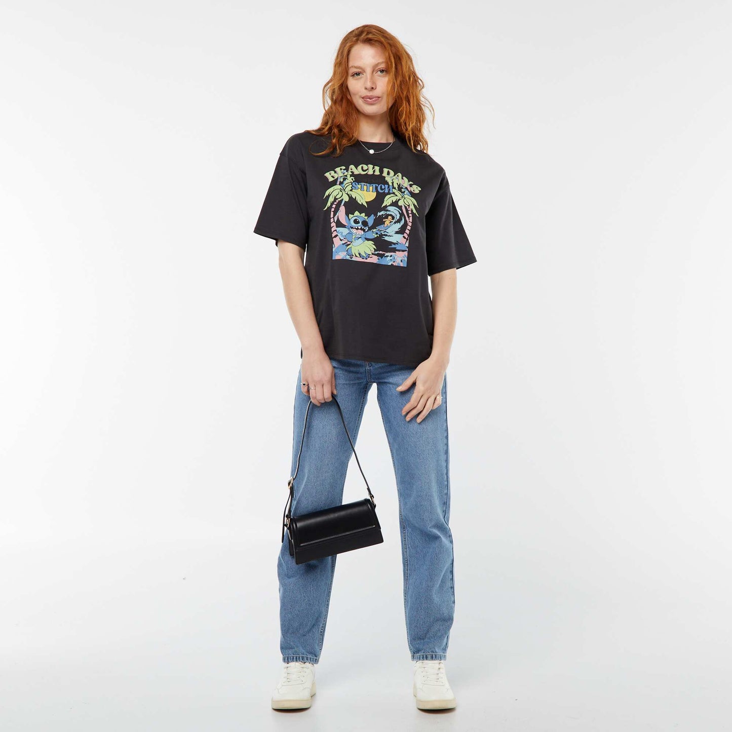 Disney short-sleeved T-shirt with round neckline YELLOW