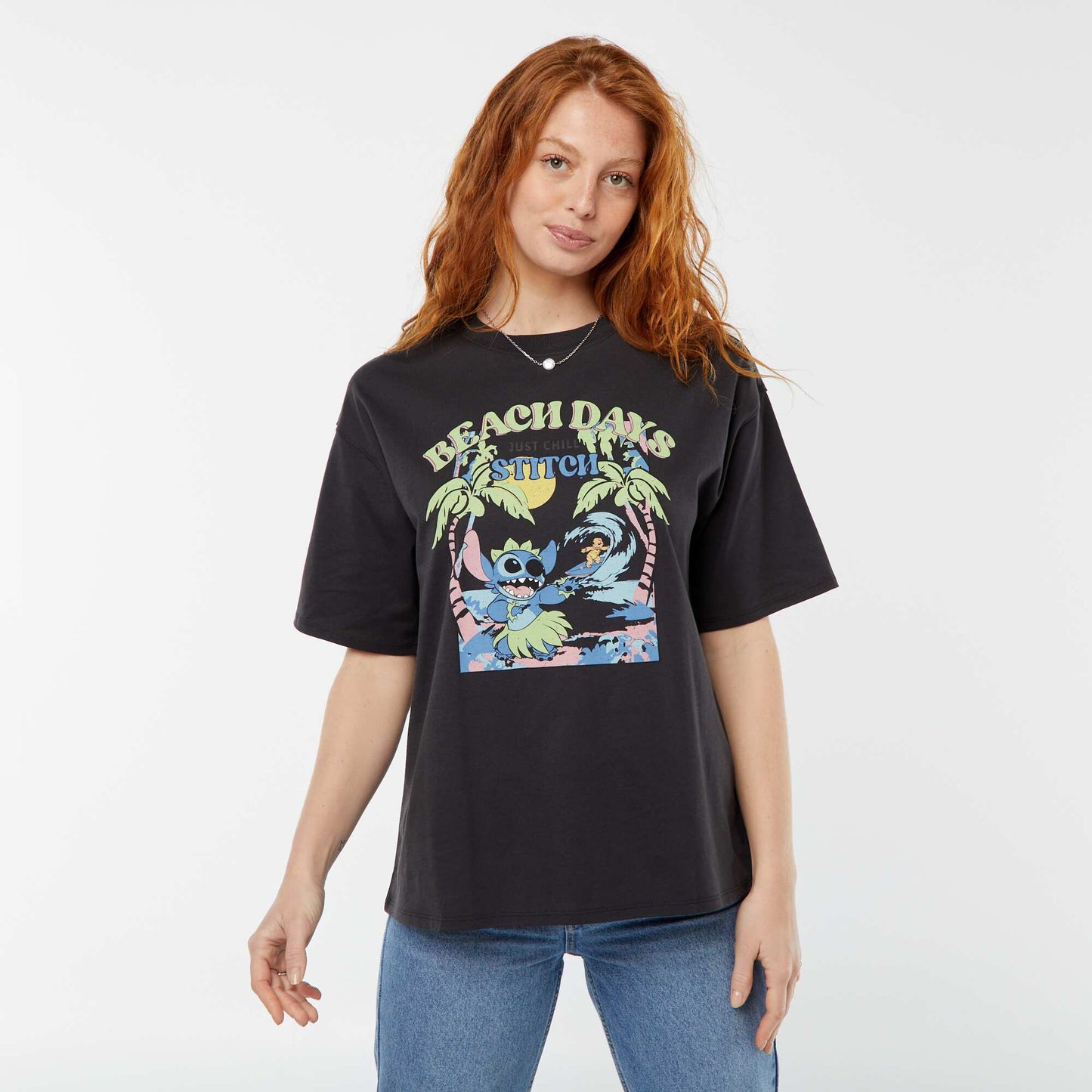 Disney short-sleeved T-shirt with round neckline YELLOW
