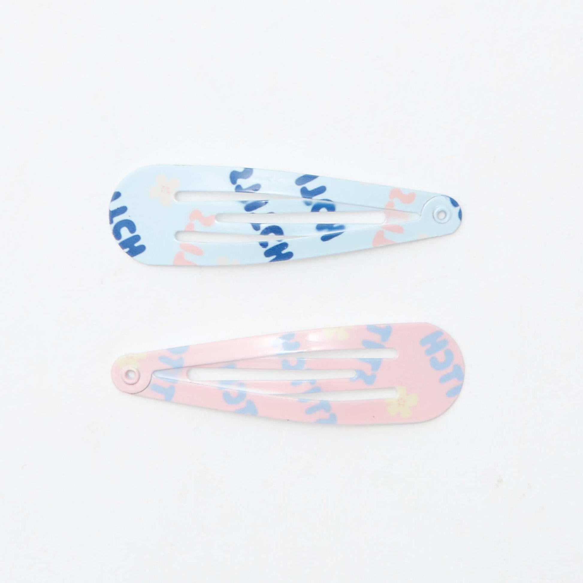 Pack of 4 Stitch hair clips BLUE