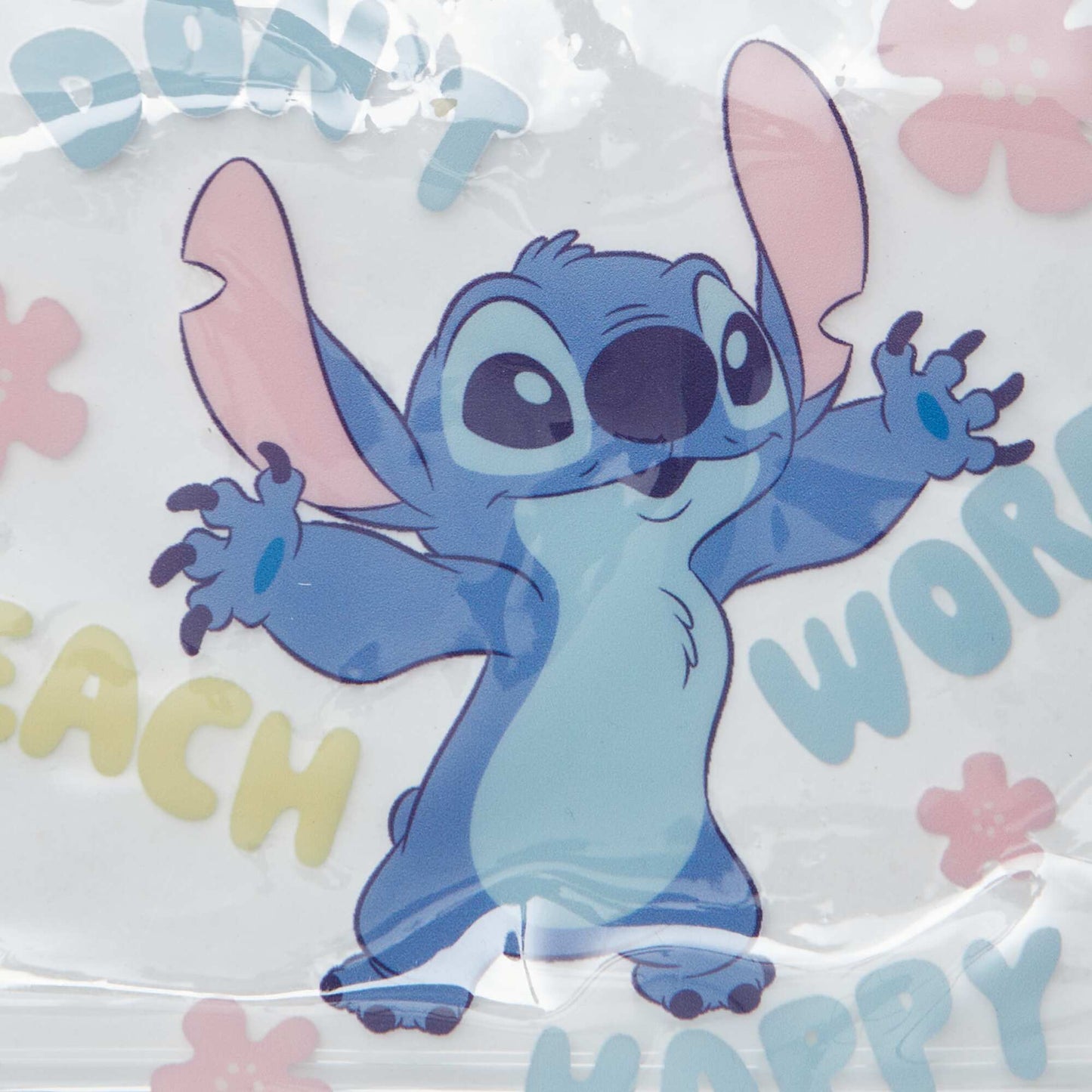 Disney Stitch transparent bag BLUE