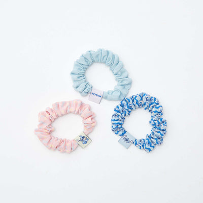 Pack of 3 Stitch scrunchies BLUE