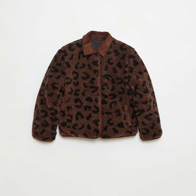 Reversible Warm Workwear Style Jacket BLACK