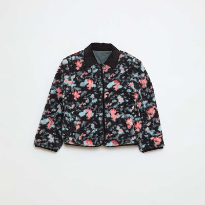 Reversible Warm Workwear Style Jacket KHAKI