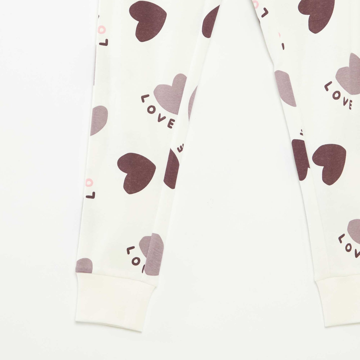 T-shirt and trousers pyjama set -  2-piece set PURPLE