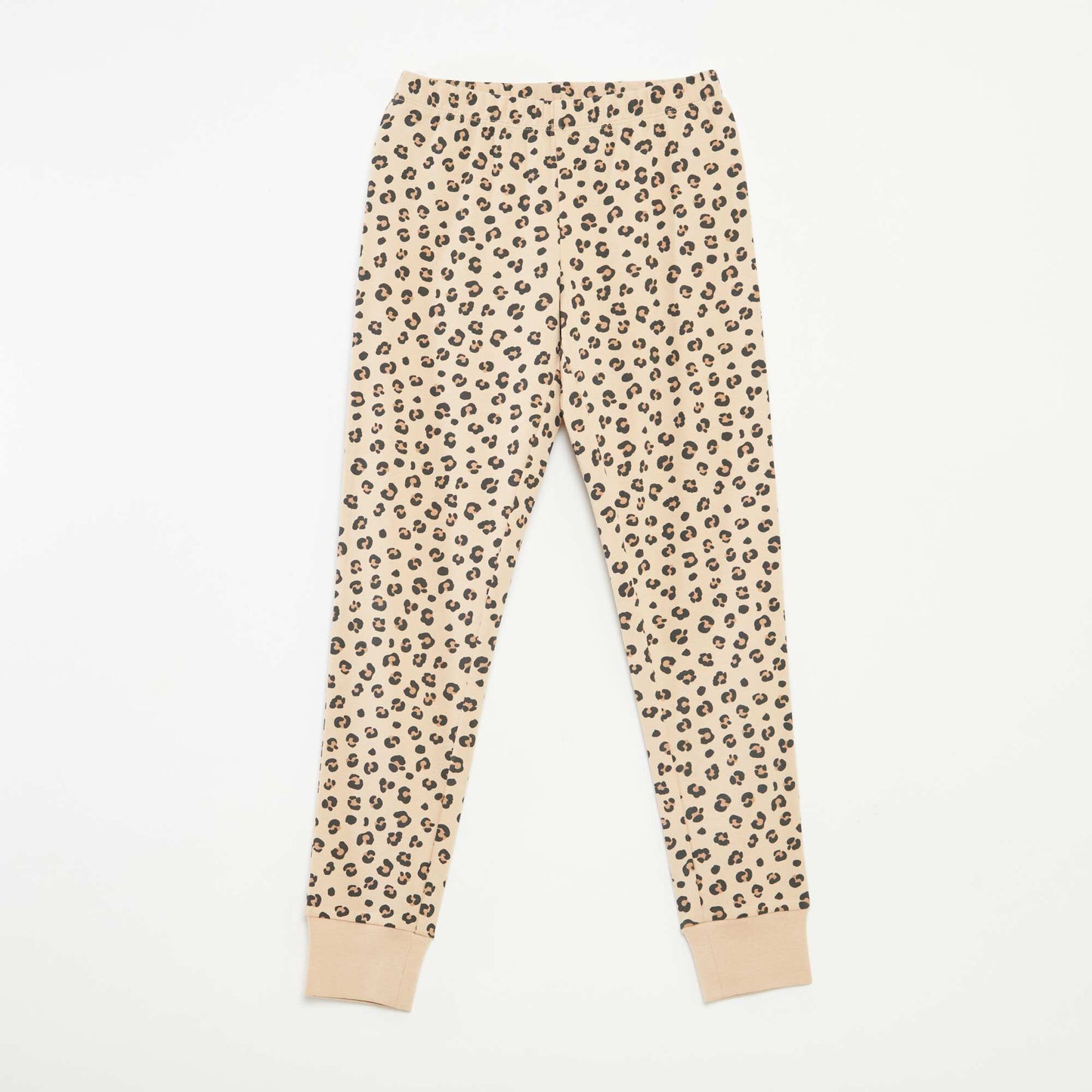 T-shirt and trousers pyjama set -  2-piece set BROWN
