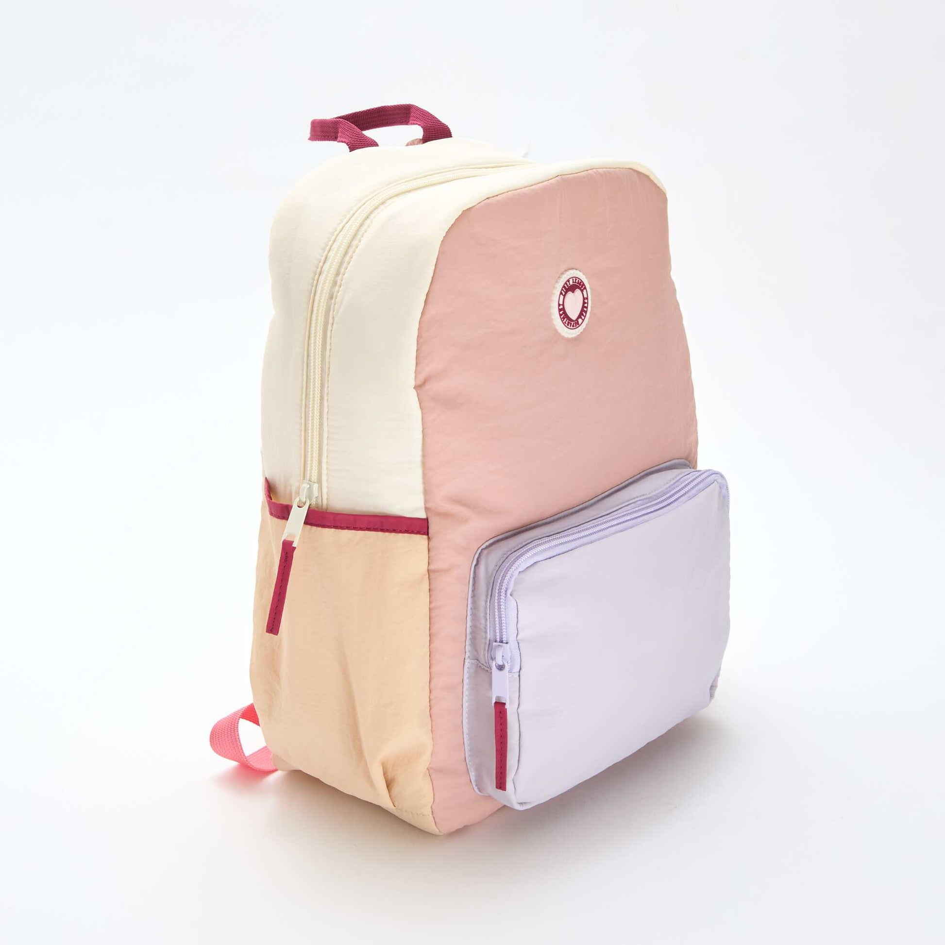 Color Block Backpack PURPLE