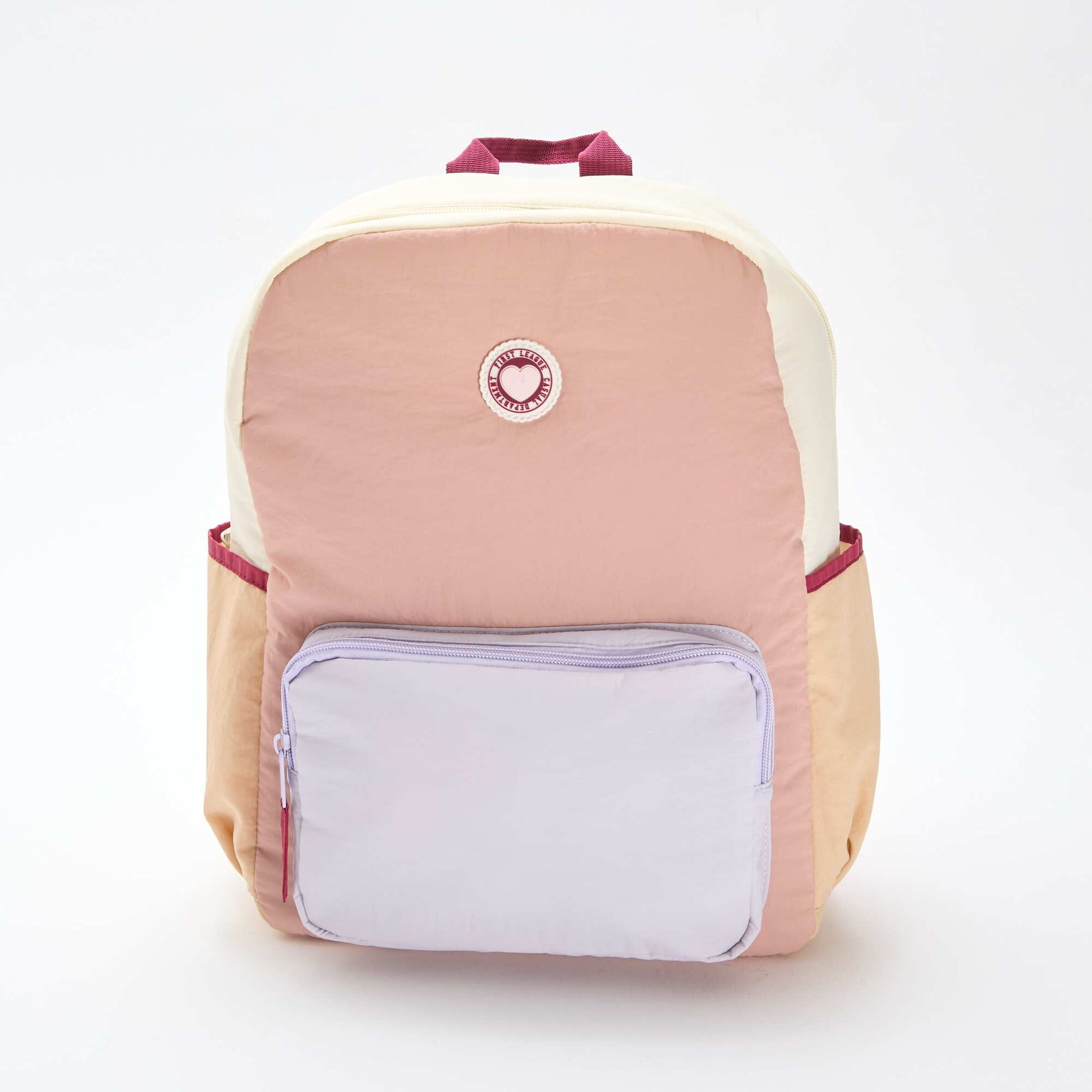 Color Block Backpack PURPLE
