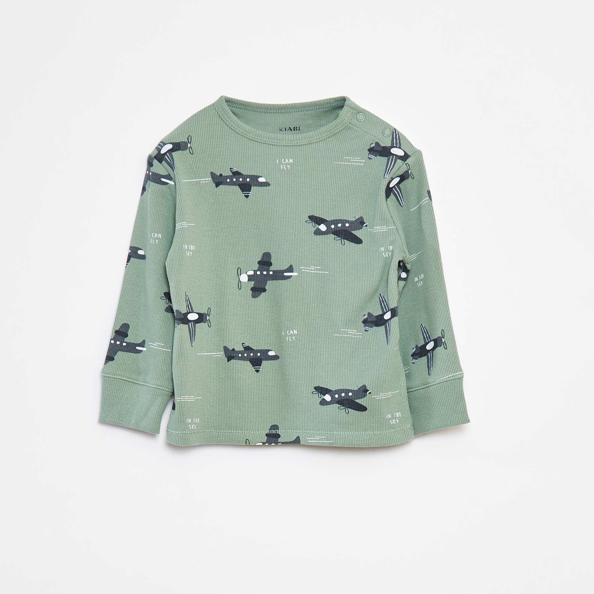 T-shirt and trousers pyjama set - 2-piece set GREEN