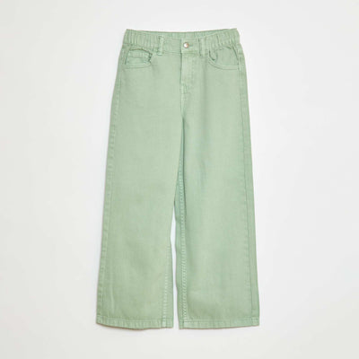 Wide-leg trousers GREEN