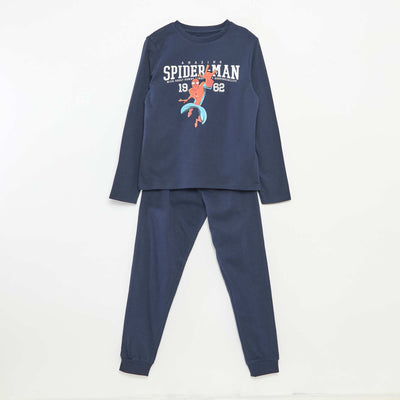 Long 'Spiderman' pyjamas - 2-piece set BLUE