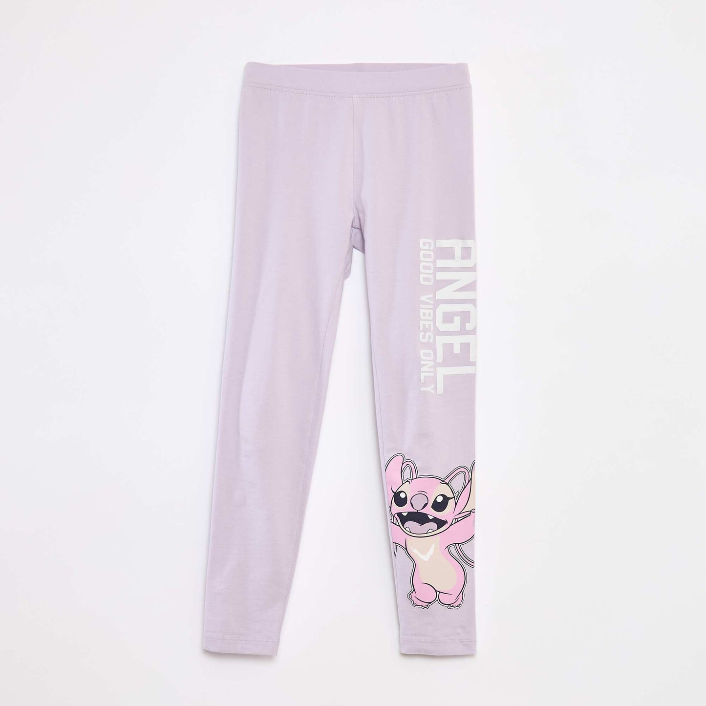 Stitch long leggings PURPLE