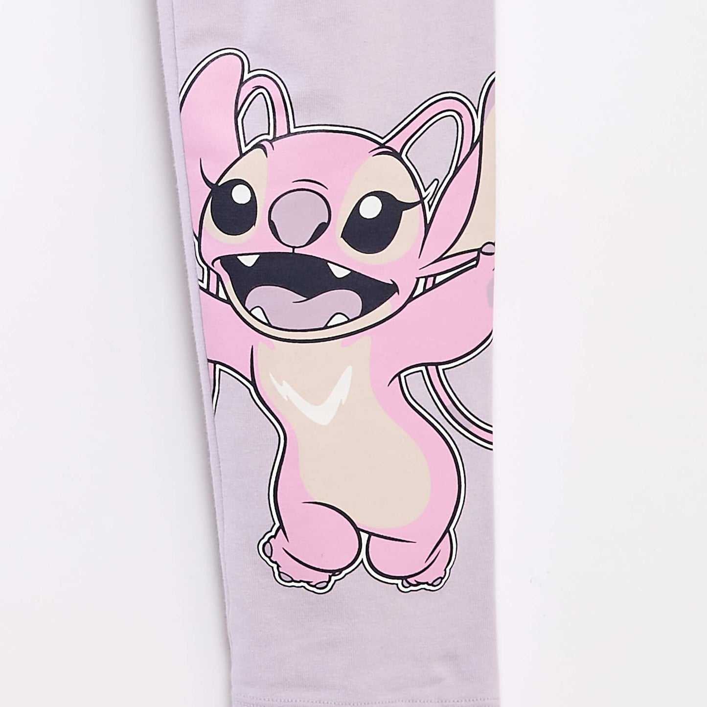 Stitch long leggings PURPLE