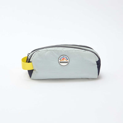 Color Block Double Compartment Pencil Case GREEN