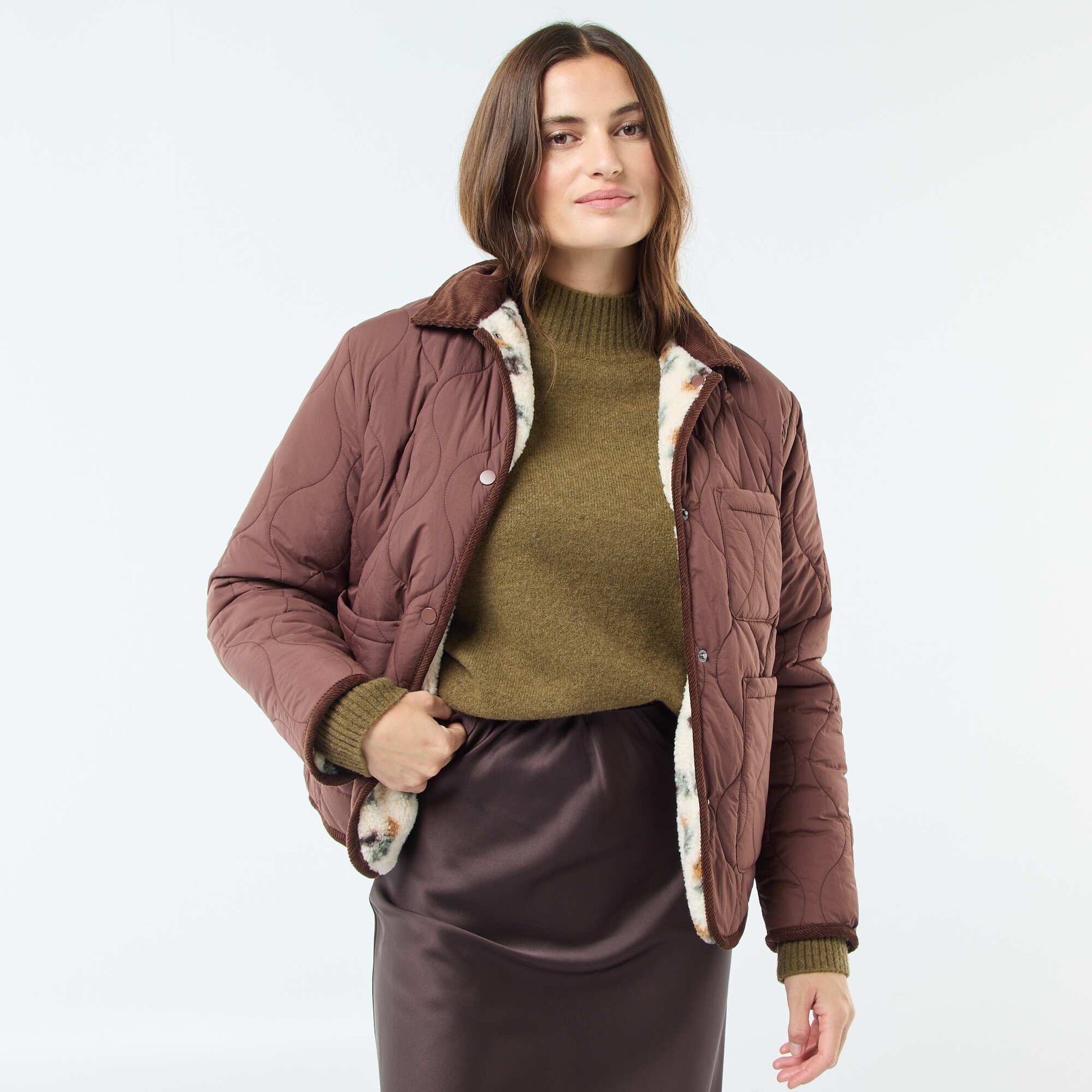 Warm Reversible Jacket RED