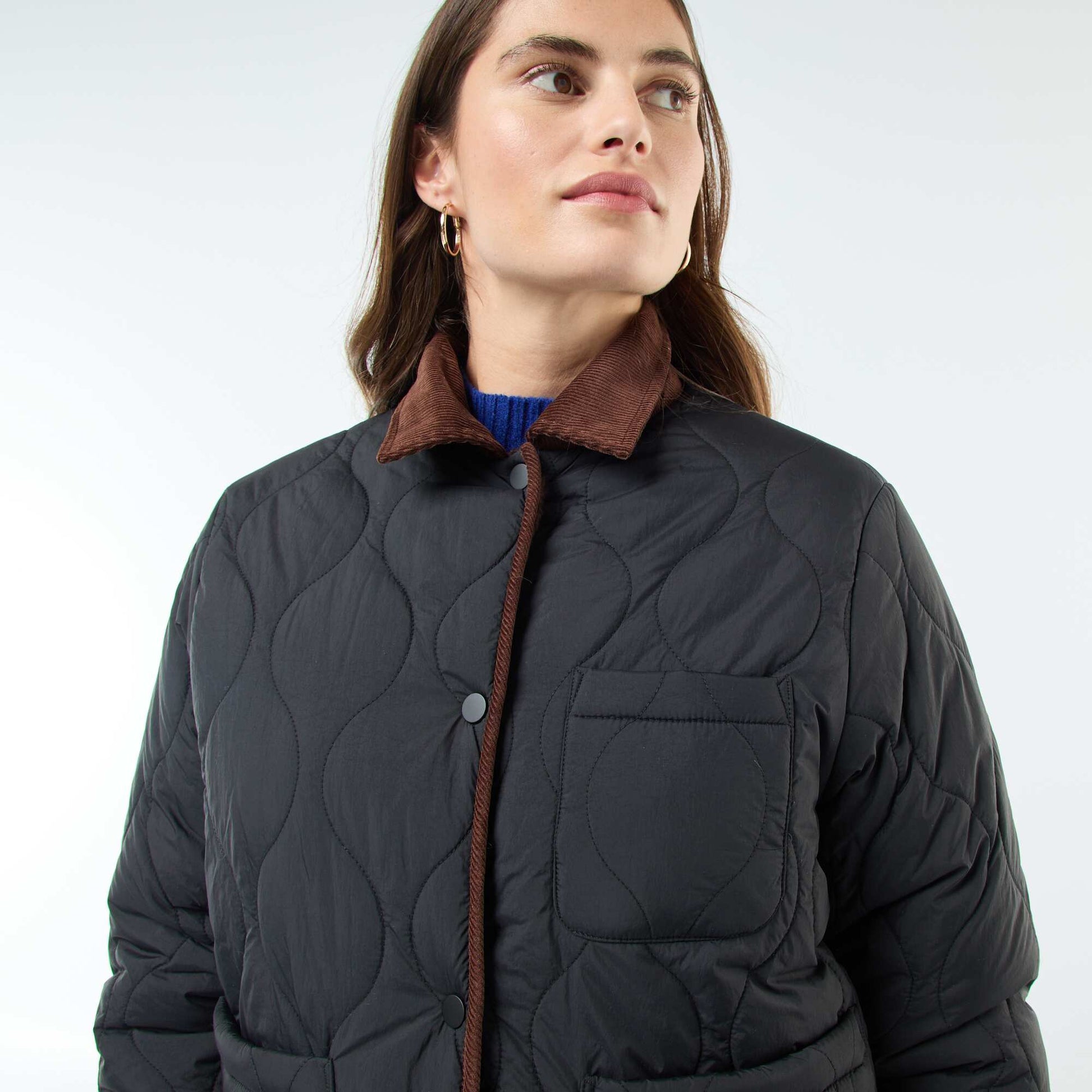 Warm Reversible Jacket BLACK