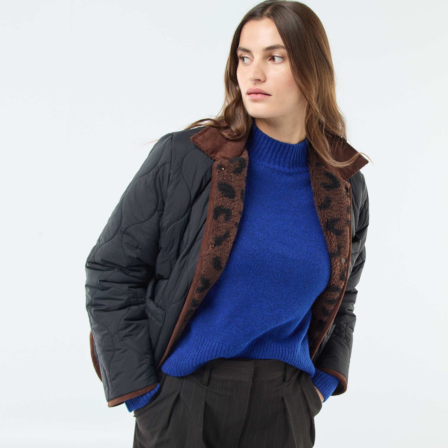 Warm Reversible Jacket BLACK