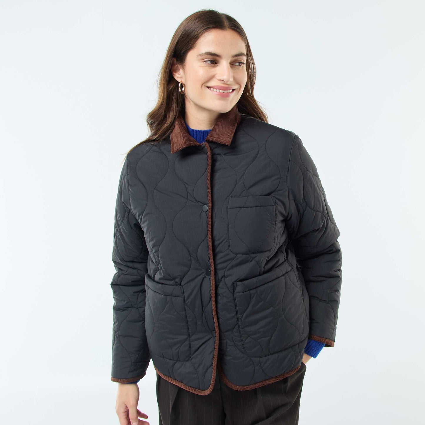 Warm Reversible Jacket BLACK