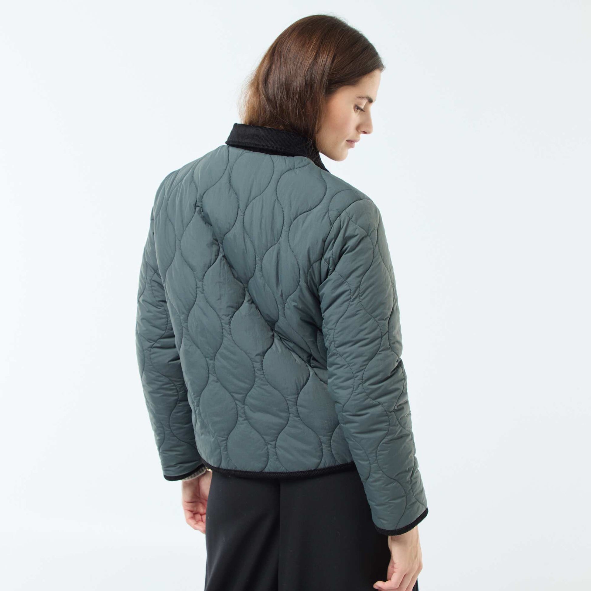 Warm Reversible Jacket KHAKI