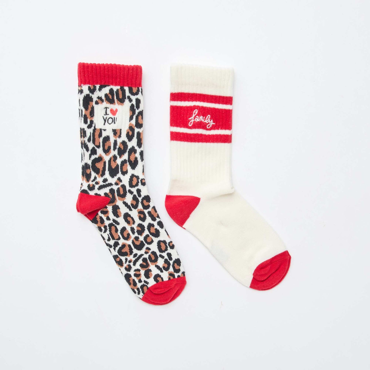 2-Pack of Socks - Valentine's Day WHITE